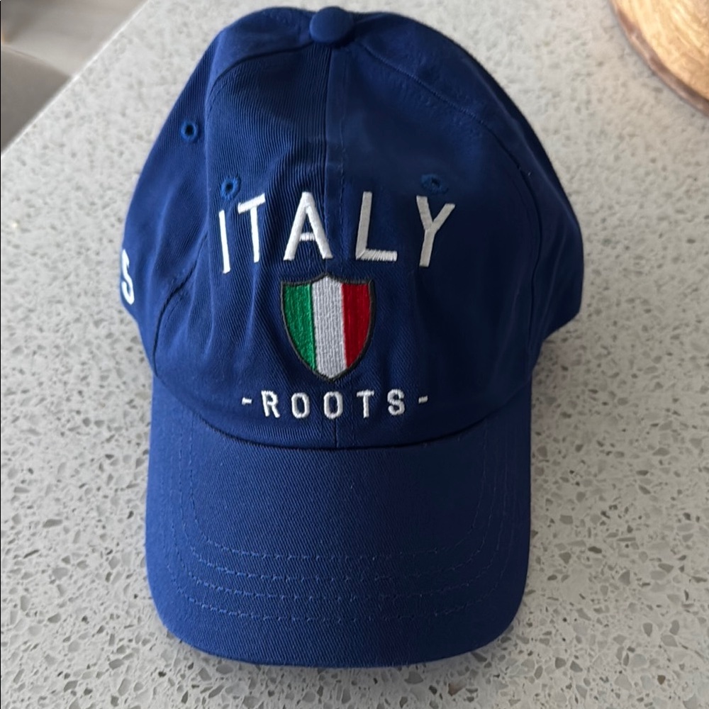 Roots Italy Blue Adjustable Cap